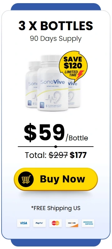 Sonovive -3 bottles